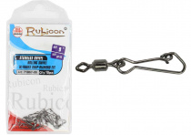 Вертлюг+карабин RUBICON Rolling Swivel w/Hooks Shap-Diamond 71067-09 №09, тест 07кг