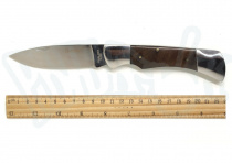 Нож скл. S100 Пионер дерево чехол